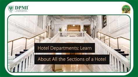 The 12 Key Hotel Departments and Their Responsibilities .